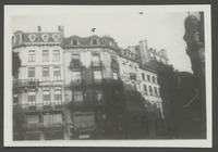 Brussel: Bergstraat (Rue de la Montagne) 78-80, de plek van het gesloopte Hotel Au Prince Belge, waar Multatuli op een zolderkamertje Max Havelaar schreef 