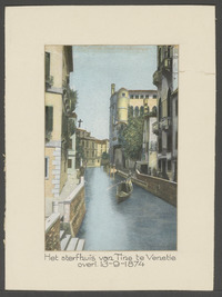 Venetië: het huis aan het Canal delle Maravegie waar Tine Douwes Dekker-van Wijbergen overleed