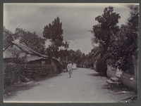 Ambon: woonhuis van Multatuli (laatste huis rechts)