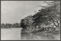 Java: Tangerang, waar Saïdjah zich in de rivier baadde, foto door Bert Vinkenborg