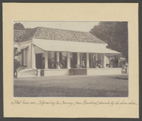 Serang, hoofdplaats van de residentie Bantam: het huis van resident Slijmering
