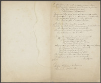 Gedicht van Multatuli naar aanleiding van Dieu dispose van Alexandre Dumas