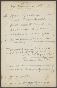 Correcties naschrift De bruid daarboven, bij brief 8-3-1872 van Multatuli aan Funke
